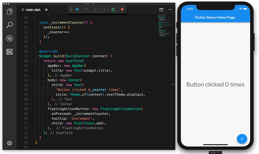 تطبيقات Flutter